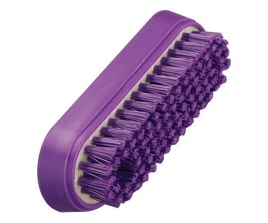 ヒルブラシ（サーモンブラシ） サーモンレジンブラシ つめブラシ(抗菌シリーズ) パープル 毛丈17mm AMNA4 1本（ご注文単位1本）【直送品】