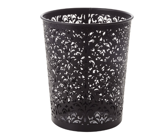 パール金属 スチールレースバスケット アイビー ブラック N-8239 1個（ご注文単位1個）【直送品】