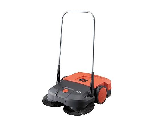 エスコ 740x760x900mm 手押しスイーパー EA899GR-2 1個(ご注文単位1個)【直送品】