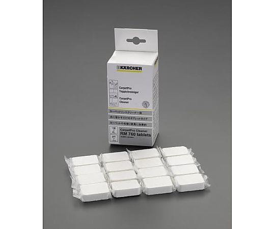 エスコ [業務用] カーペットクリーナー用洗浄剤(16錠) EA899KJ-16A 1箱(ご注文単位1箱)【直送品】