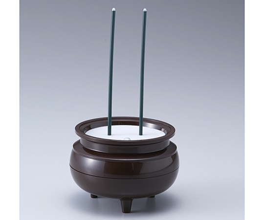 旭電機化成 自動消灯付安心のお線香(中) ブラウン ASE-4211DB 1個(ご注文単位1個)【直送品】