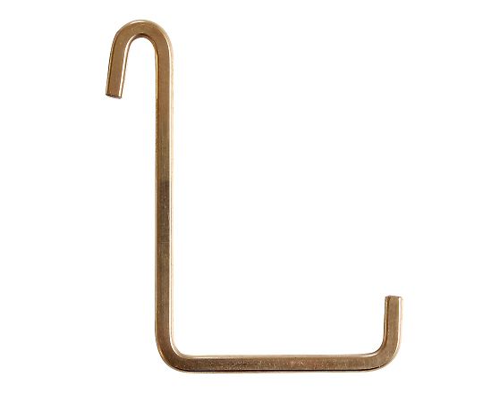 和気産業 Lacety(ラスティー) L型フック 真鍮 0.3×7.5×6.2cm LAC-018 1個（ご注文単位1個）【直送品】