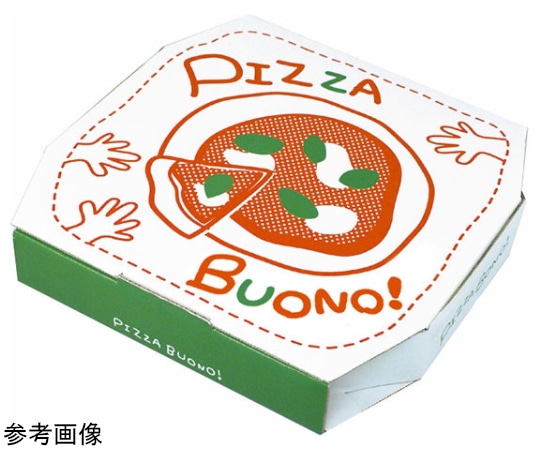ヤマニパッケージ ピザ箱 ピザボノ柄 14インチ 100枚 12-172 1ケース(ご注文単位1ケース)【直送品】