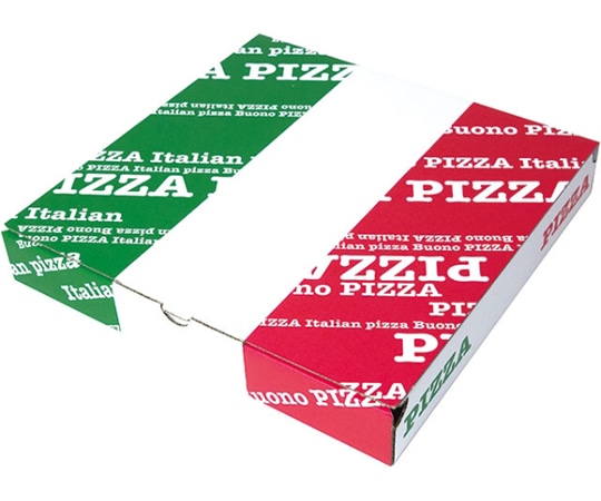 ヤマニパッケージ ピザ箱 イタリアーノ 12インチ 100枚 12-224A 1ケース(ご注文単位1ケース)【直送品】