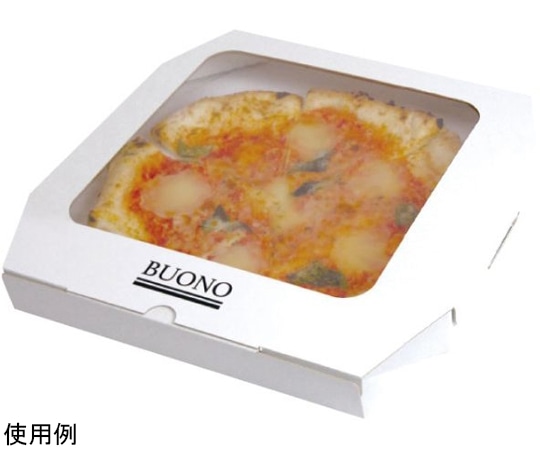 ヤマニパッケージ ピザ箱 ミエルピザ箱 12インチ 白ボーノ 160枚 10-351 1ケース(ご注文単位1ケース)【直送品】