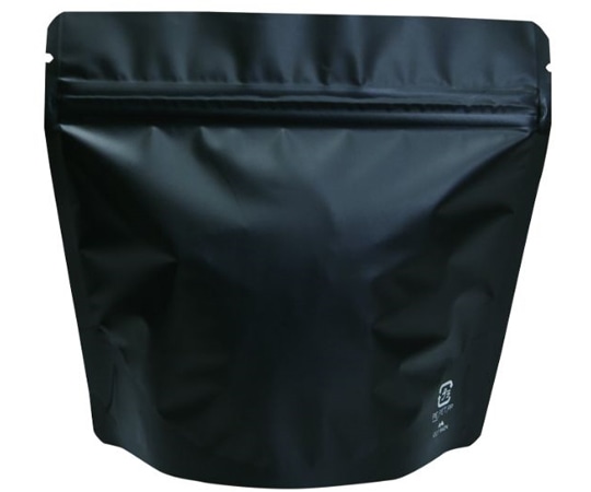 ヤマニパッケージ コーヒー用袋 アルミスタンドチャック袋 100g  マット黒 バルブ無 500枚 COT-842N 1ケース(ご注文単位1ケース)【直送品】