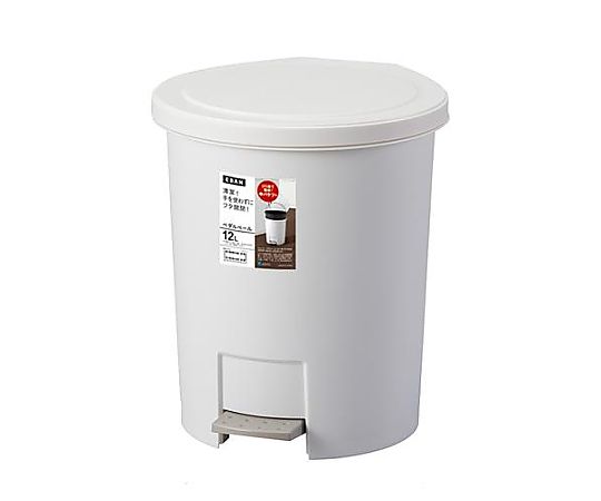 アズワン 283x302x335mm/12L ダストボックス(ペダル開閉式) EA995AA-1B 1個（ご注文単位1個）【直送品】