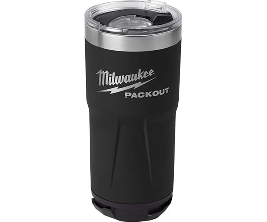 ミルウォーキーツール・ジャパン PACKOUT タンブラー ブラック L 590mL 48-22-8392BX 1個（ご注文単位1個）【直送品】