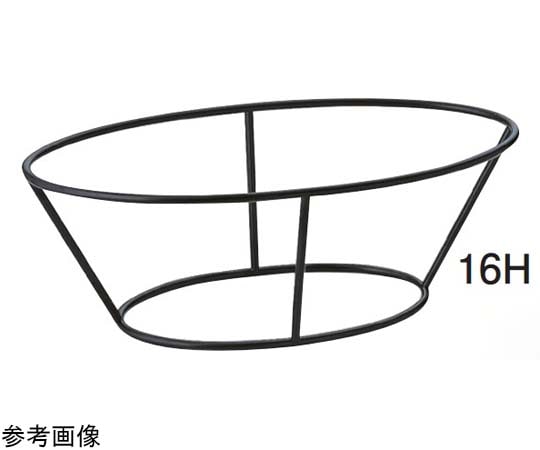 アズワン SW 陶器フィッシュプランタースタンド 黒 441×203×40mm 4H 1個（ご注文単位1個）【直送品】