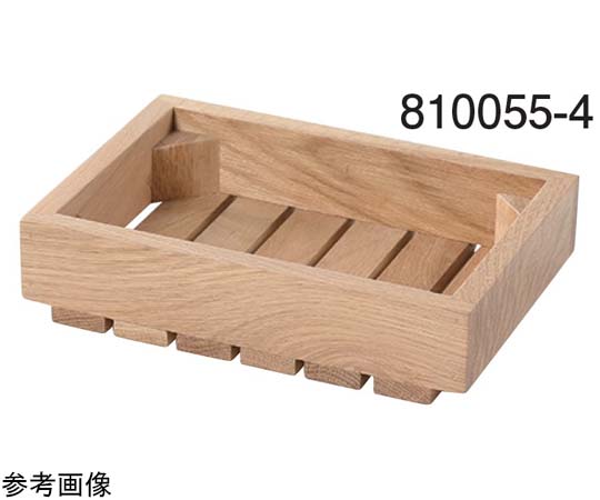 アズワン ウッドトレイ 370×265×60mm 810055-3 1個（ご注文単位1個）【直送品】