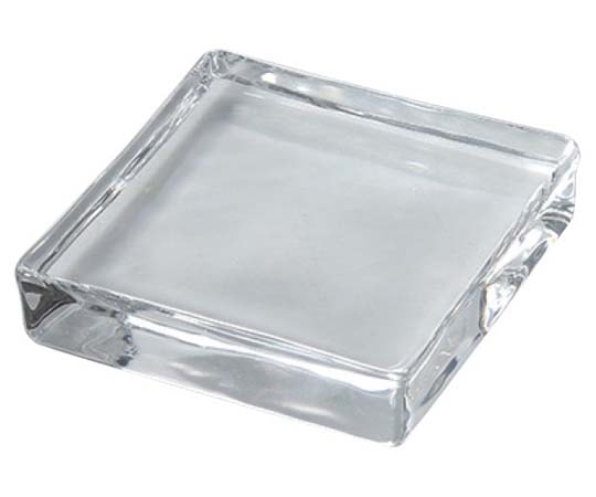 アズワン ミニチュア ガラスプレート 95×95×22mm 311132 1個（ご注文単位1個）【直送品】