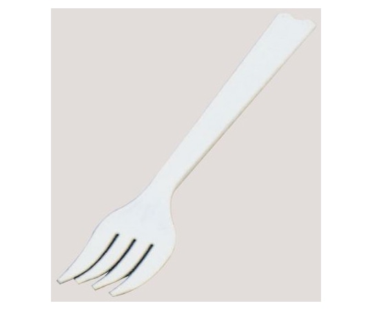 アズワン 使い捨て フォーク白(3000入)150mm #150 1個（ご注文単位1個）【直送品】
