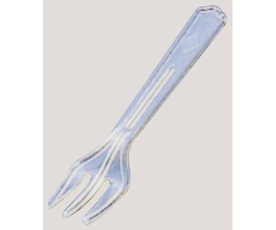 アズワン 使い捨て フォーク 透明(10000入)100mm #100 1個（ご注文単位1個）【直送品】