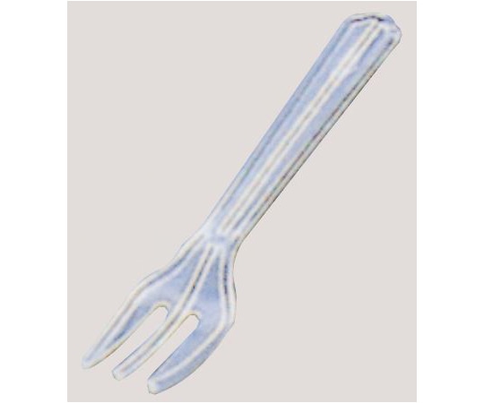 アズワン 使い捨て フォーク 透明(10000入)90mm #90 1個（ご注文単位1個）【直送品】