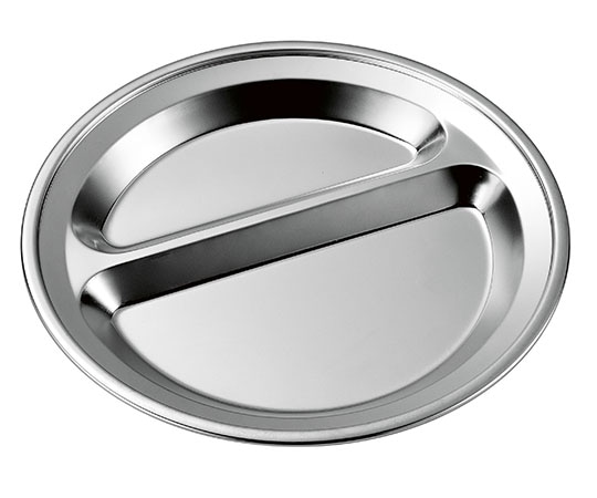 赤川器物製作所 18-8 2割丸型プレート 92700 1枚（ご注文単位1枚）【直送品】