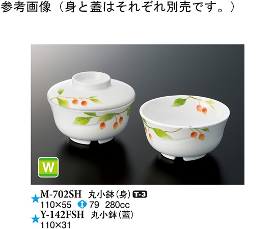 スリーライン 丸小鉢(蓋) 詩緒里 110×31mm 10個入 Y-142FSH 1袋（ご注文単位1袋）【直送品】