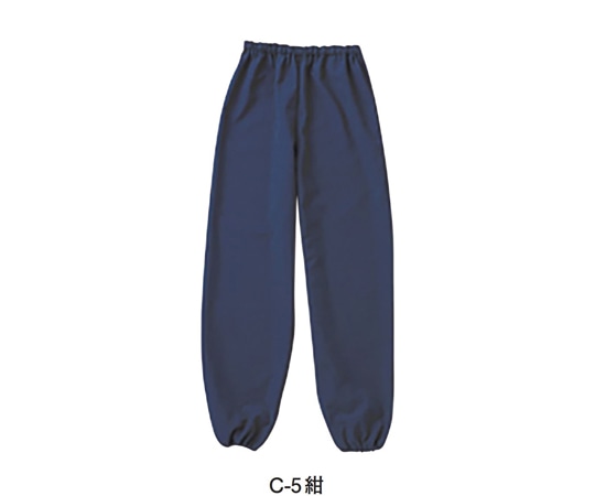 アズワン 和風パンツ[兼用] 紺 M G-6875 M C-5 1枚（ご注文単位1枚）【直送品】