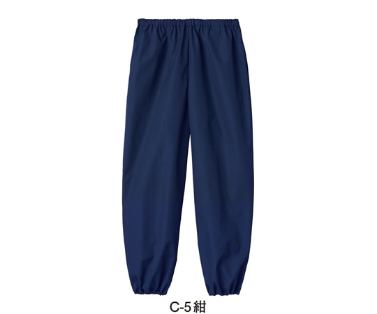アズワン 和風パンツ[男女兼用] 紺 LL G-71151 LL C-5 1枚（ご注文単位1枚）【直送品】