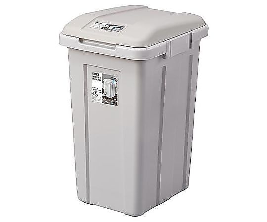 アズワン 345x405x610mm/ 45L ダストボックス(灰) EA995A-9 1個（ご注文単位1個）【直送品】