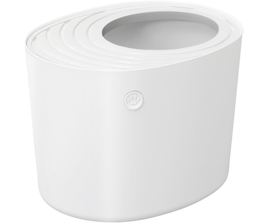 アイリスオーヤマ 上から猫トイレ プチ アイボリー PUNT-430 1個（ご注文単位1個）【直送品】