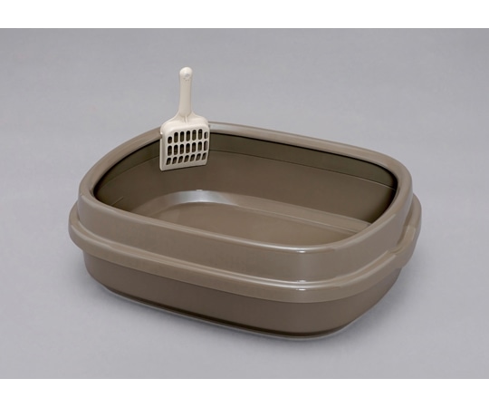 アイリスオーヤマ ネコのトイレ ブラウン NE-550 1個（ご注文単位1個）【直送品】