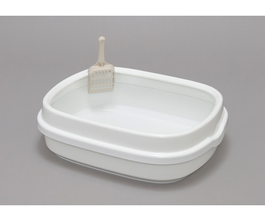 アイリスオーヤマ ネコのトイレ ホワイト NE-550 1個（ご注文単位1個）【直送品】