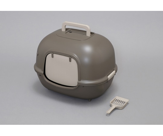 アイリスオーヤマ 脱臭ワイド猫トイレ ブラウン WNT-510 1個（ご注文単位1個）【直送品】