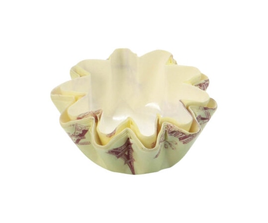 タイガークラウン 耐熱紙 プチフール 花型 大 15枚入 #3474 1個(ご注文単位1個)【直送品】