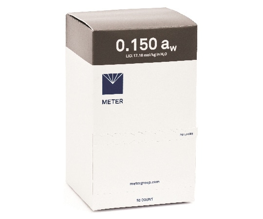 メータージャパン 水分活性標準液 0.150aw(17.18mol/kg LiCl)50本入 成績証明書付属  1箱(ご注文単位1箱)【直送品】