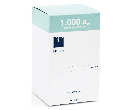 メータージャパン 水分活性標準液 1.000aw(蒸留水)10本入 成績証明書付属  1セット(ご注文単位1セット)【直送品】