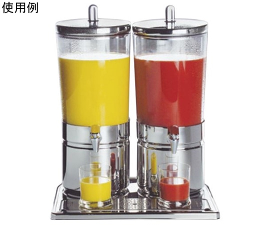 アズワン ジュースディスペンサー 約6L×2 10720 1個（ご注文単位1個）【直送品】