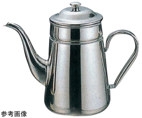 アズワン 18-8 コーヒーポット細口 1600cc #13 1個（ご注文単位1個）【直送品】