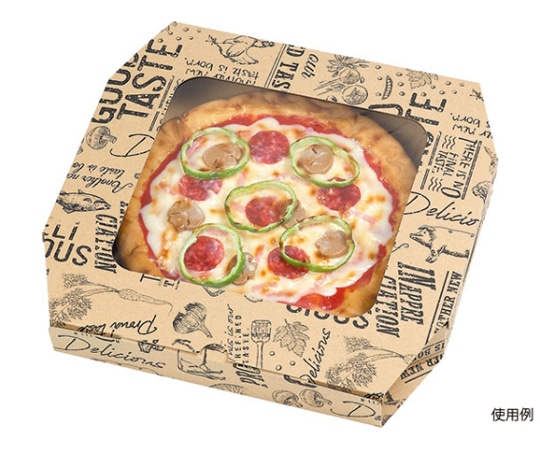 ヤマニパッケージ 紙箱 P・Tクラフト ピザ11インチ 200枚 10-366 1ケース(ご注文単位1ケース)【直送品】