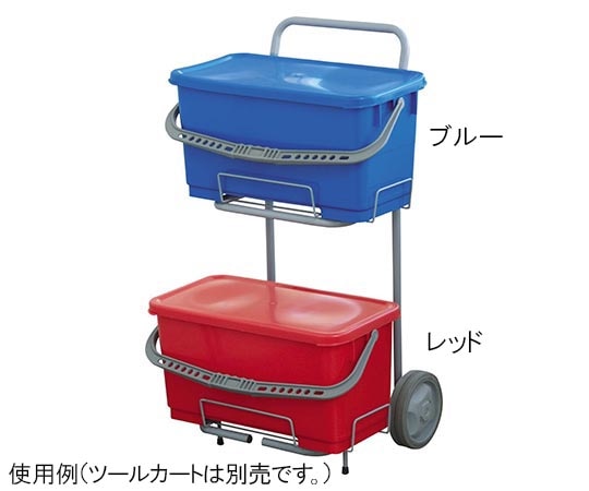 山崎産業(コンドル) ツールカート バケットキャリー用バケツ R(レッド) CL662-000X-MB-R 1個(ご注文単位1個)【直送品】