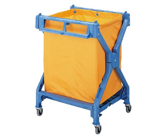 山崎産業(コンドル) ダストカートX-J(ブルー/オレンジ) CA387-000X-MB 1ケース(ご注文単位1ケース)【直送品】