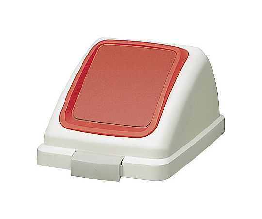 山崎産業(コンドル) リサイクルトラッシュECO-35プッシュ蓋(レッド) YW-132L-OP3-R 1個(ご注文単位1個)【直送品】