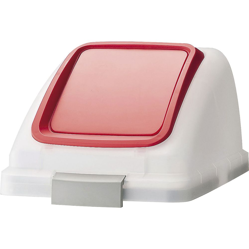 山崎産業(コンドル) リサイクルトラッシュ SKL-35プッシュ蓋(レッド) YW-176L-OP3-R 1個(ご注文単位1個)【直送品】