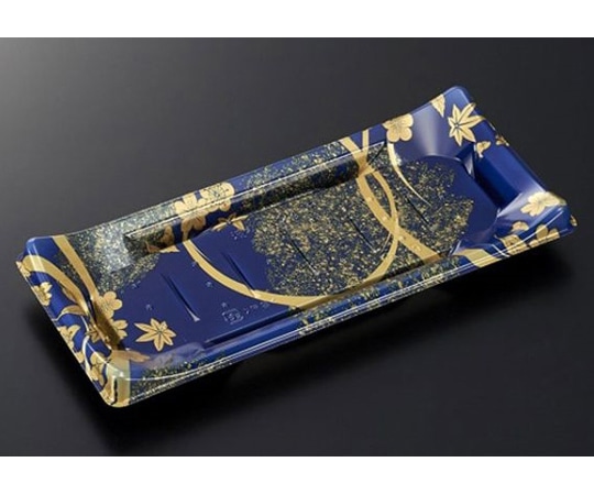 中央化学 寿司容器 HS波ね皿 24-11 松月青-BK 身 900枚 387662 1ケース(ご注文単位1ケース)【直送品】