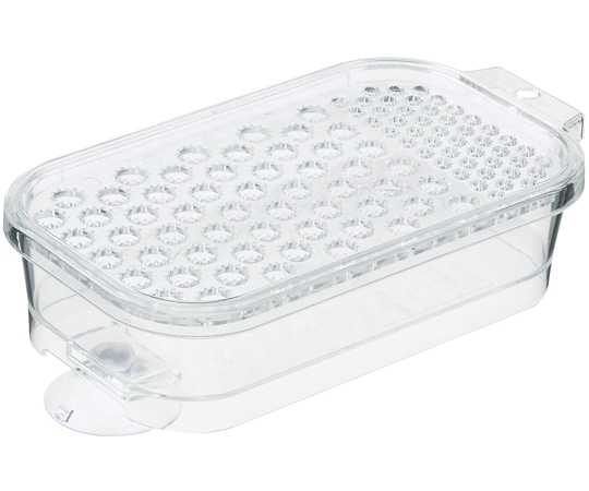 イノマタ化学 吸盤付おろし器 クリアー #1104 1個（ご注文単位1個）【直送品】