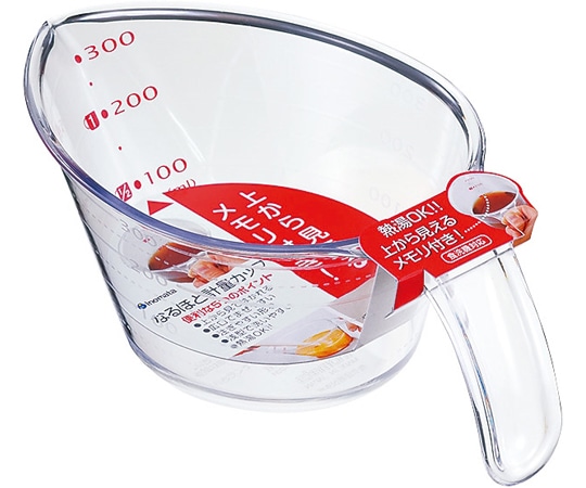 イノマタ化学 なるほど計量カップ クリアー #1113 1個（ご注文単位1個）【直送品】