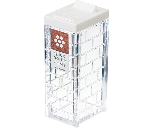 イノマタ化学 スパイスボトル 7 ホワイト #1147 1個（ご注文単位1個）【直送品】