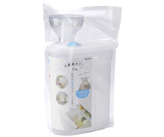 イノマタ化学 冷蔵庫米びつ2kg #1247 1個（ご注文単位1個）【直送品】