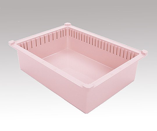 サカセ トレー(モジュールシリーズ) 34-10タイプ(深さ10cm)帯電防止 ピーチ PT34-10 PE 1個 (ご注文単位1個)【直送品】