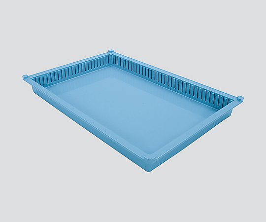 サカセ トレー(モジュールシリーズ) 64-05タイプ(深さ5cm)帯電防止 ブルー PT64-05 BU 1個 (ご注文単位1個)【直送品】