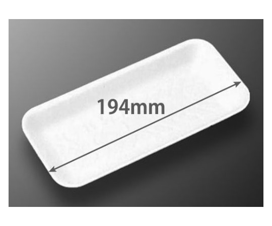 中央化学 トレー CS19-9B(L)(Cー3新)白 100枚入 181321 1袋(ご注文単位1袋)【直送品】