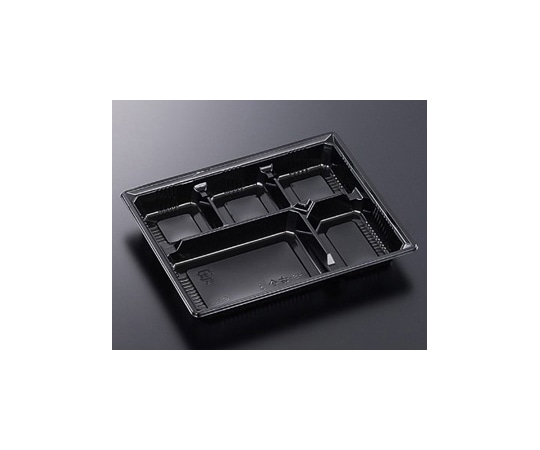 中央化学 弁当容器 HS古今L-3 BK 身 50枚入 174839 1袋(ご注文単位1袋)【直送品】