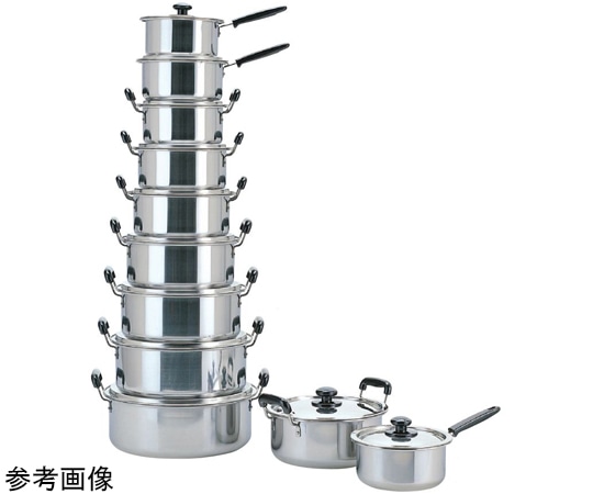 スギコ産業 モリブデン 実用鍋 両手 12.7L 33cm 1個（ご注文単位1個）【直送品】