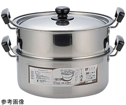 ヨシカワ IH蒸しもの鍋 満菜 二段蒸し器 7.8L 28cm SH9867(28cm) 1個（ご注文単位1個）【直送品】