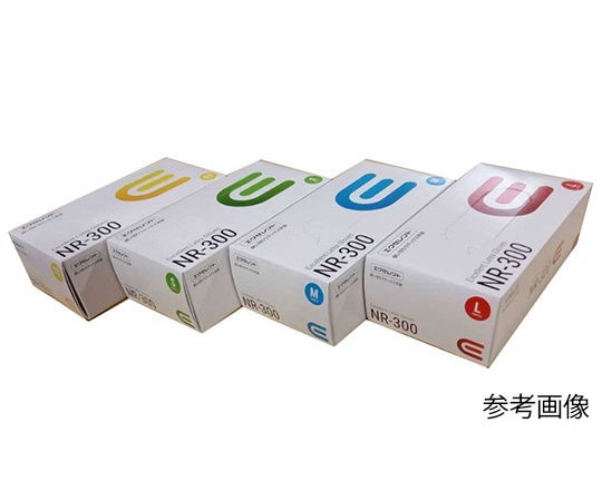 三興化学工業 エクセレントラテックス手袋 NR300(パウダーフリー) L 100枚×10箱入 1ケース(ご注文単位1ケース)【直送品】