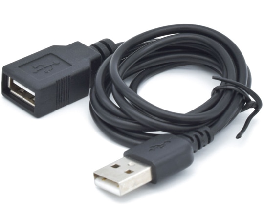 ヤザワコーポレーション ネオンチューブライト専用USB延長ケーブル NTLAEX01BK 1個(ご注文単位1個)【直送品】